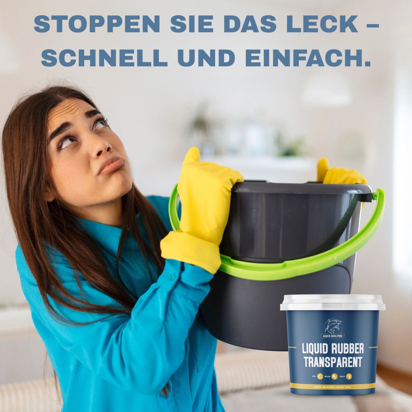 AQUA SEAL PRO – Transparenter, wasserdichter Kleber